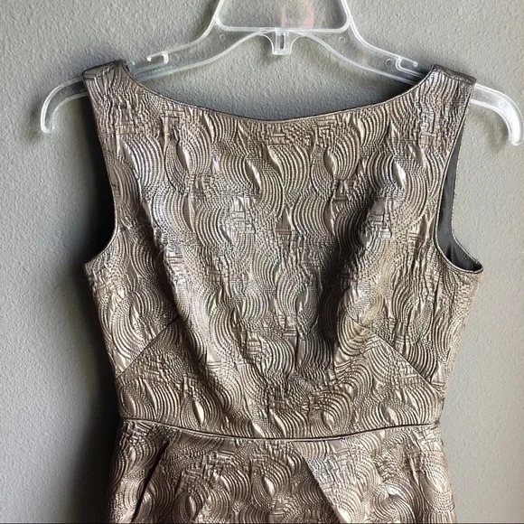 Banana Republic Metallic Dark Gold Dress - Picture 3 of 8